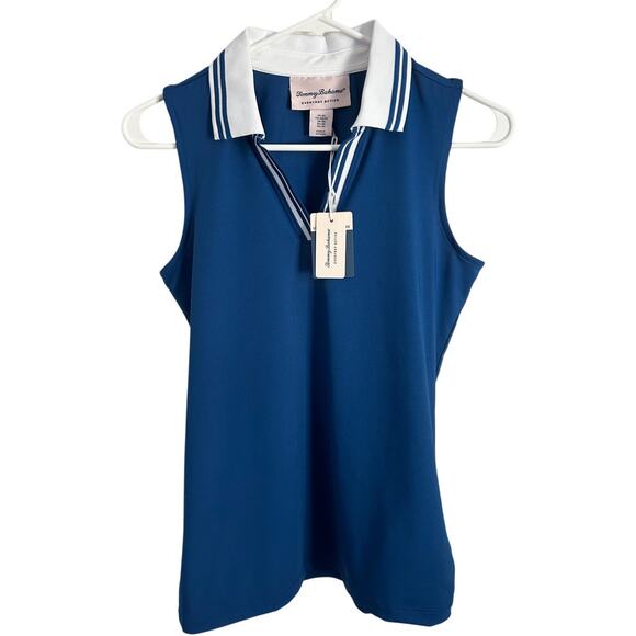 Tommy Bahama Everyday Active Sleeveless Polo NWT Size XS Blue - Picture 1 of 6